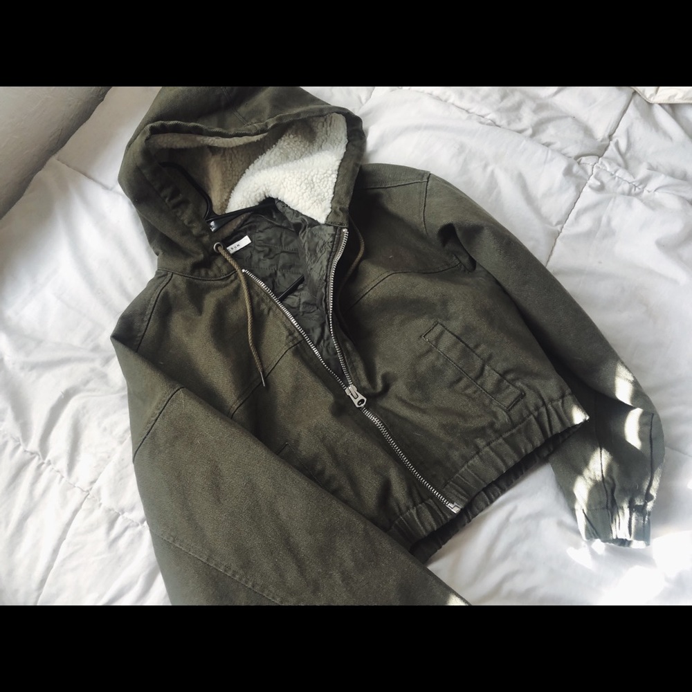 Pacsun Cropped Jean Hoodie